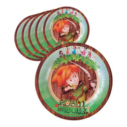 Robin des Bois™ - Assiettes carton, lot de 8