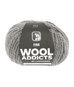 Pelote de laine FIRE - 100GR - Wool Addicts 0096 Gris