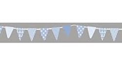 Masking tape guirlande fanions bleus RAYHER 15mm x 15m
