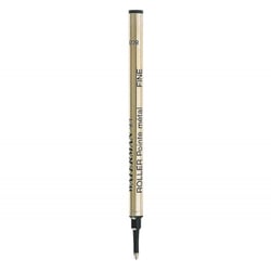 Blister 2 recharges roller noir pointe fine compatible avec Sheaffer Noir CARPENTRAS SIGN