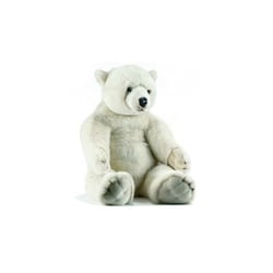 Anima Ours Polaire Assis 100cm H - Hansa Peluches Géantes - Marron