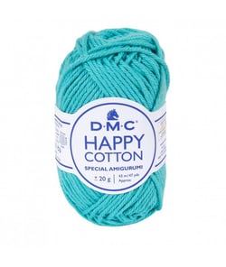 Pelote de 20Gr - coton spécial Amigurumi HAPPY COTTON - PPSC - Oeko Tex- Dmc 784 Vert