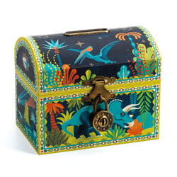 Tirelire coffre fort Dinosaure - Djeco