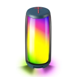 Enceinte Bluetooth Etanche IPX4 Avec Lumière RGB Autonomie 6h Puissance 10W Bleu YONIS