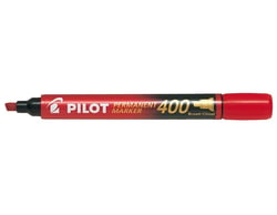 Marqueur Permanent SCA 400 Pointe Biseau Large Rouge PILOT