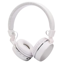 Casque Audio Sans Fil Bluetooth Pliable Avec Radio FM Et Appels Mains Libres Argent YONIS