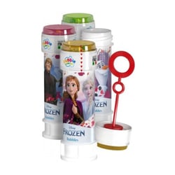 Tube de bulles de savon 60 ml disney frozen - bubble world - fete enfant, jeu plein air