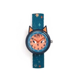 Montre des petits – Ecureuil - Djeco - Rose