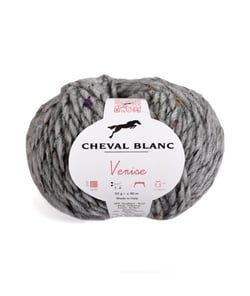 Pelote de laine Venise - Cheval Blanc Gris (058 - FLANELLE)