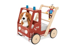 Chariot de marche Feuerwehrauto Fred - Pinolino - Marron
