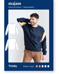 Patron couture Sweat homme Trinity