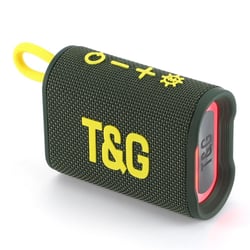 Enceinte Bluetooth Waterproof Lumineuse Portable Qualité Sonore Exceptionnelle TWS Vert YONIS
