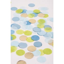 Confetti, 2cm ø, or,bleu,vert, 30g
