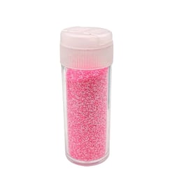 MégaCréa DIY - Tube paillettes biodégradables Rose 9 g