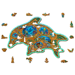 Wooden City Puzzle: JEWELS OF THE SEA 250/40, en bois, 8+