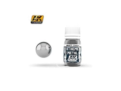 Peinture 30 ml - Maquette - AK Interactive XTREME METAL - Chrome AK477 - Extra-fine - Haute brillance