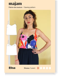 Patron couture Top Caraco - Elisa