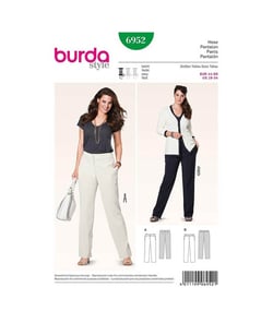 Patron Burda 6952 Pantalon taille n°FR 44-60