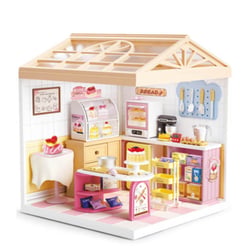 Le Sweet Time - Book Nook Kit DIY - Maquette 3D Pâtisserie Miniature - Serre-Livres