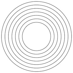 Matrices de découpe cercles - Artemio