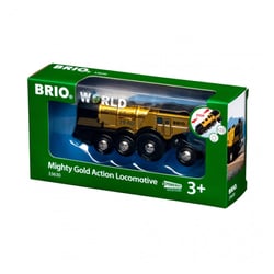 33630 Locomotive puissante doree - Brio - Vert
