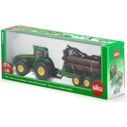 Tracteur John Deere avec Remorque Forestière - SIKUFARMER - SIKU