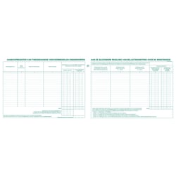 Piqûre Garagistes - Occasion intérieur & Export - avec registre de comparaison -texte NL - 80 pages - Blanc - Exacompta