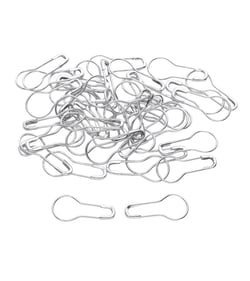 Boîte de 80 épingles 22mm argent