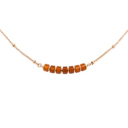 Collier Piana en pierres Cornaline