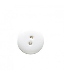 Carte de 5 boutons classique blanc 14mm - Distrifil Blanc