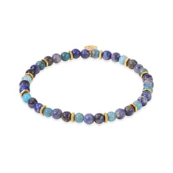 Bracelet en pierres Lapis-lazuli, Sodalite et Apatite Taille M - Sloya