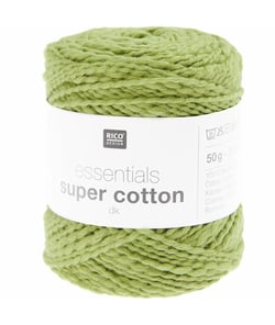 Coton à tricoter ou crocheter Essentials Super Cotton DK - Rico Design 25 Roseau