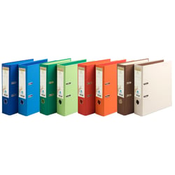 Classeur à levier rembordé papier Dos 80mm Forever - A4 - Couleurs assorties - Exacompta