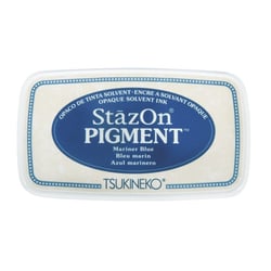 StazOn Tampon encreur pigmenté, marine, 9,6x5,5x2,2cm