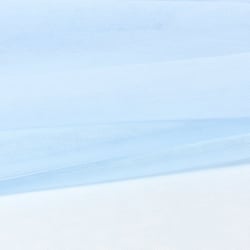 Tissu Tulle souple grande largeur Bleu azur - Au mètre