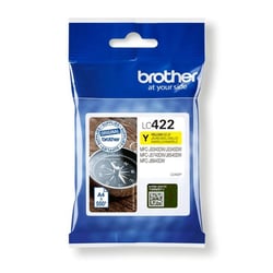 Cartouche LC422Y - BROTHER - Jaune - 550 p - Pour Business Smart MFC-J5340DW, MFC-J5345DW, MFC-J5740DW, MFC-J6540DW et MFC-J6940