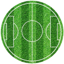 Disque en Sucre Terrain de Foot