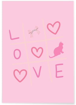 Affiche Jeu d'amour | A3 : 29,7x42cm