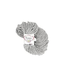 Echeveau macramé en coton recyclé 250GR - Care & Create Gris