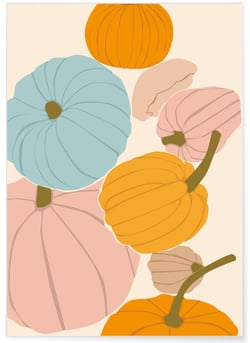 Affiche Abstract Autumn 3 | A3 : 29,7x42cm