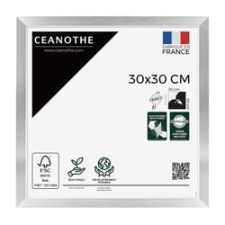 Cadre photo Precious acier 30x30 cm