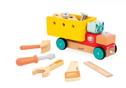 Brico Kids – Camion bricolate a tirer - Janod - Jaune