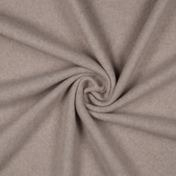 Tissu Polaire doux Velours d'Hivers uni Taupe