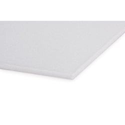 Plaque mousse pour scie chauffante, blanc, 33x24 cm, 3 mm