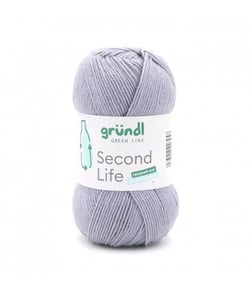 Fil à tricoter durable SECOND LIFE - 100GR - Grundl - Certifié Oeko-Tex Bleu (14)