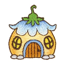 Ecusson thermocollant féérie potiron 3x3cm