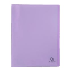 Porte-vue - 80 vues - Mauve pastel - Polypro - A4 - Exacompta