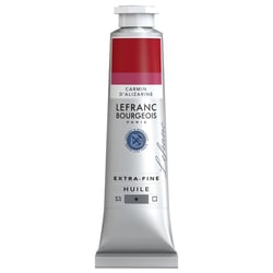 Peinture à l'huile - Extra-fine - Carmin d'alizarine - 328 - Lefranc Bourgeois - 40ml
