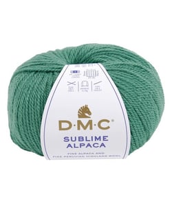 Pelote de Laine et Alpaga Sublime Alpaca - DMC : Luxe et Douceur pour l'Hiver 871 Vert