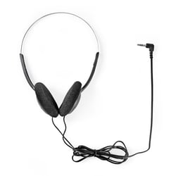 Nedis Casque Filaire Jack 3.5mm avec Basses Puissantes Ultra-léger Noir